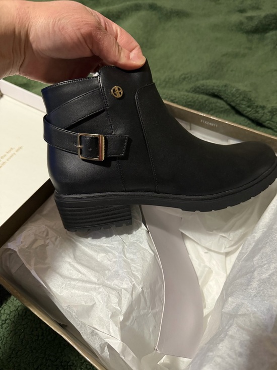 Giani Bernini Shoes - Gianna Bernini Boots with Side Buckle 7 New